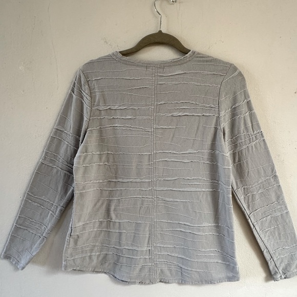 habitat clothes to live in XS muted grey blouse long sleeve blouse - Picture 2 of 4
